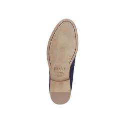 Mocassin Homme Cuir Velours Marine - DERVIO -Magasin De Bexley 01659016 dervio velours marine 5