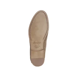 Mocassin Homme Cuir Velours Taupe - DERVIO 12 Mocassin Homme Cuir Velours Taupe - DERVIO -Magasin De Bexley 0165901g dervio velours taupe 5