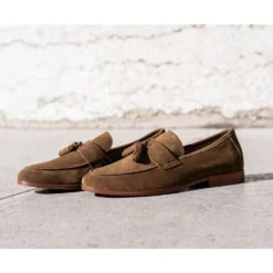 Mocassin Homme Cuir Velours Chamois - BROGLIO 13 Mocassin Homme Cuir Velours Chamois - BROGLIO -Magasin De Bexley 01660034 broglio velours chamois 7