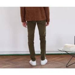 Pantalon 5 Poches Velours Homme Olive - KARS 9 Pantalon 5 Poches Velours Homme Olive - KARS -Magasin De Bexley 01667061 kars olivebis 2