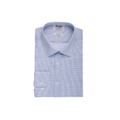 Chemise Twill Blanche à Carreaux Bleu Océan Homme- MARTINIEN -Magasin De Bexley 01671064 martinien blanc et bleu ocean 4