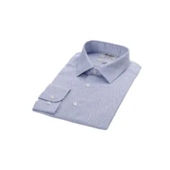 Chemise Twill Blanche à Carreaux Bleu Océan Homme- MARTINIEN -Magasin De Bexley 01671064 martinien blanc et bleu ocean 5