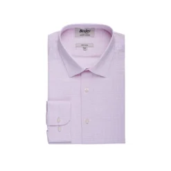 Chemise Twill Blanche à Carreaux Rose Clair Homme- MARTINIEN -Magasin De Bexley 016710dj martinien blanc et rose clair 4