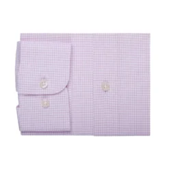 Chemise Twill Blanche à Carreaux Rose Clair Homme- MARTINIEN -Magasin De Bexley 016710dj martinien blanc et rose clair 6