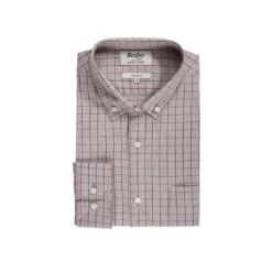 Chemise Flanelle Rouge Camel Et Beige - Poche Poitrine - BERTON 12 Chemise Flanelle Rouge Camel Et Beige - Poche Poitrine - BERTON -Magasin De Bexley 016750dl berton rouge camel et beige 4