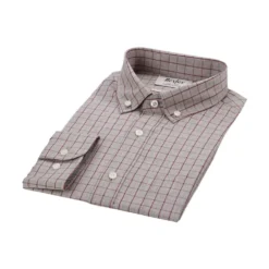 Chemise Flanelle Rouge Camel Et Beige - Poche Poitrine - BERTON 13 Chemise Flanelle Rouge Camel Et Beige - Poche Poitrine - BERTON -Magasin De Bexley 016750dl berton rouge camel et beige 5