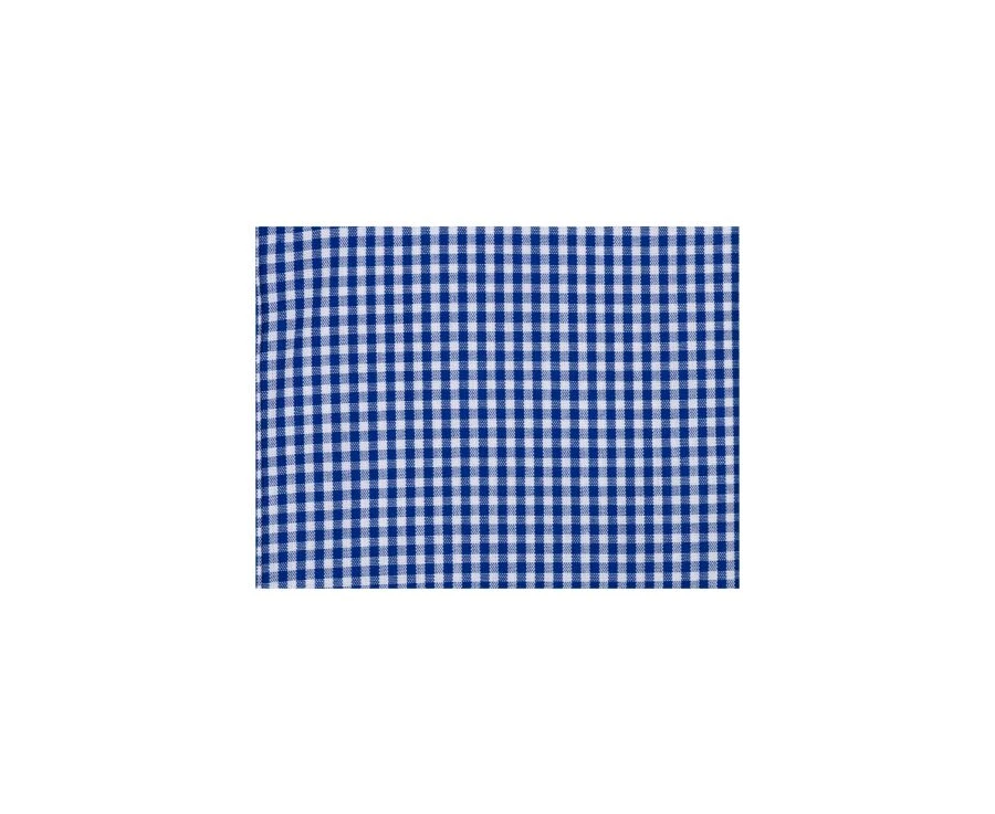 Chemise Coton Bleu Et Blanc - Col Français - VALAIRE 8 Chemise Coton Bleu Et Blanc - Col Français - VALAIRE – Image 6