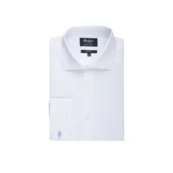 Chemise Homme Blanche à Boutons De Manchette - ALBERTINO CLASSIC -Magasin De Bexley 01685004 albertino classic blanc 4