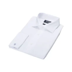 Chemise Homme Blanche à Boutons De Manchette - ALBERTINO CLASSIC -Magasin De Bexley 01685004 albertino classic blanc 5