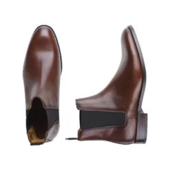 Chelsea Boots Semelle Gomme Homme Cognac Patiné - TODDINGTON GOMME -Magasin De Bexley 0169105a toddington gomme cognac patine 3