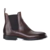 Boots Cuir Homme Chocolat Patiné - FLAGER GOMME VILLE -Magasin De Bexley 0169600a flager gomme ville chocolat patine 1