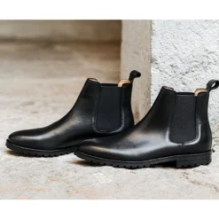 Chelsea Boots Semelle Gomme Avec Talon Bottier Noir - BENTFIELD GOMME 13 Chelsea Boots Semelle Gomme Avec Talon Bottier Noir - BENTFIELD GOMME -Magasin De Bexley 0170200k bentfield gomme noir 6