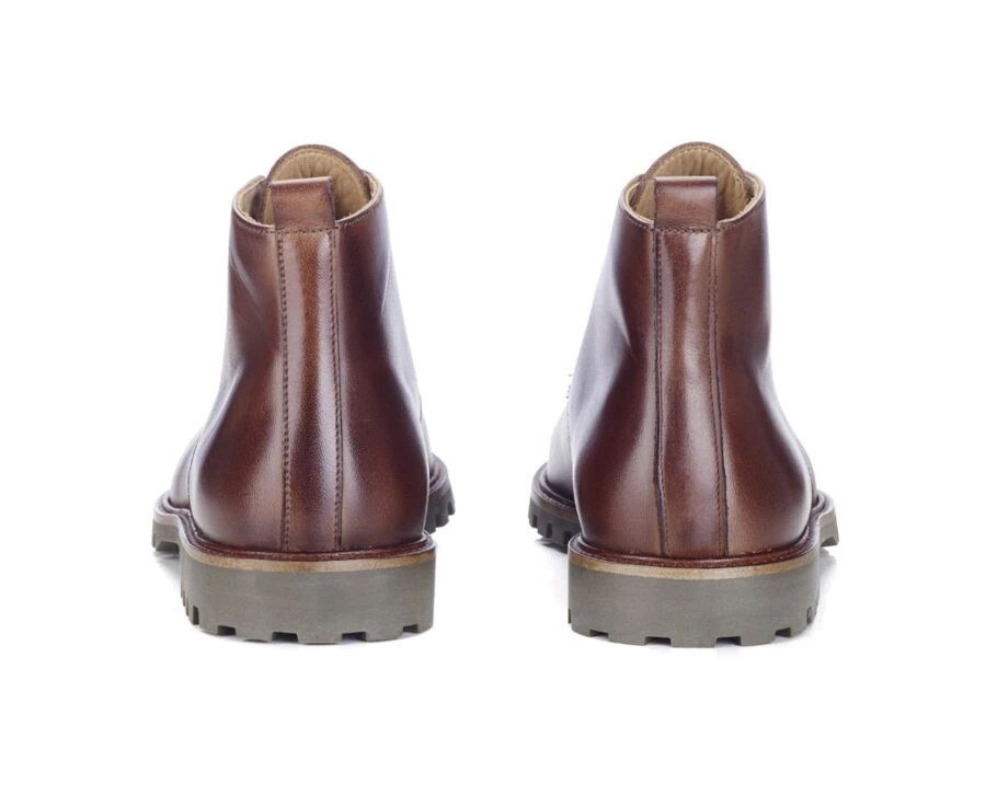 Boots Semelle Gomme Homme Chocolat Patiné - CANFIELD GOMME 6 Boots Semelle Gomme Homme Chocolat Patiné - CANFIELD GOMME – Image 4