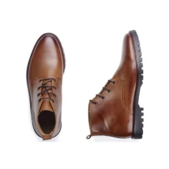 Boots Semelle Gomme Homme Cognac Patiné - CANFIELD GOMME -Magasin De Bexley 0170305a canfield gomme cognac patine 3