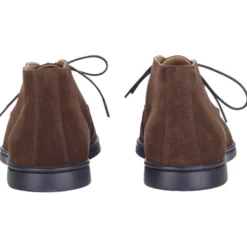 Bottines Casual Homme Velours Havane - SERENOA -Magasin De Bexley 01705015 serenoa velours havane 4