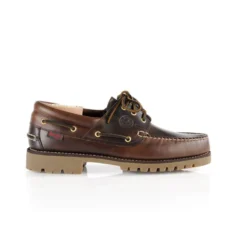 Chaussures Bateau Homme Cuir Marron Foncé - BOCA RATON