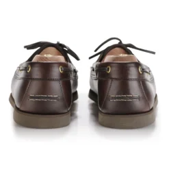 Chaussures Bateau Homme Cuir Marron Foncé - TRAWLER -Magasin De Bexley 03500h trawler marron fonce 4