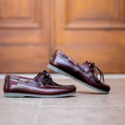 Chaussures Bateau Homme Cuir Marron Foncé - TRAWLER -Magasin De Bexley 03500h trawler marron fonce 8