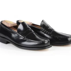 Mocassin Homme Cuir Noir - YALE 10 Mocassin Homme Cuir Noir - YALE -Magasin De Bexley 35300k yale noir 1