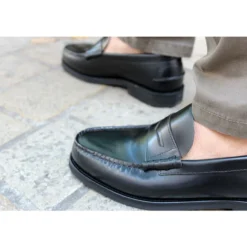 Mocassin Homme Cuir Noir - YALE 15 Mocassin Homme Cuir Noir - YALE -Magasin De Bexley 35300k yale noir 6