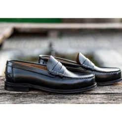 Mocassin Homme Cuir Noir - YALE 14 Mocassin Homme Cuir Noir - YALE -Magasin De Bexley 35300k yale noir 8