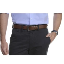 Ceinture Luxe Homme Châtaigne - WESTGATE SILVER 9 Ceinture Luxe Homme Châtaigne - WESTGATE SILVER -Magasin De Bexley 359001 westgatesilver chataigne 4
