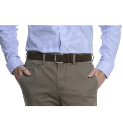 Ceinture Luxe Homme Velours Havane - WESTGATE SILVER 12 Ceinture Luxe Homme Velours Havane - WESTGATE SILVER -Magasin De Bexley 35900a westgatesilver velours havane 5