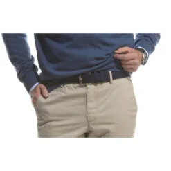 Ceinture Luxe Homme Velours Marine - WESTGATE SILVER -Magasin De Bexley 35900n westgatesilver velours marine 5