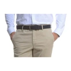 Ceinture Luxe Homme Velours Marine - WESTGATE SILVER -Magasin De Bexley 35900n westgatesilver velours marine 6