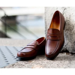 Mocassin Homme Cuir Châtaigne - WEMBLEY CLASSIC -Magasin De Bexley 372004 wembley classic chataigne 10