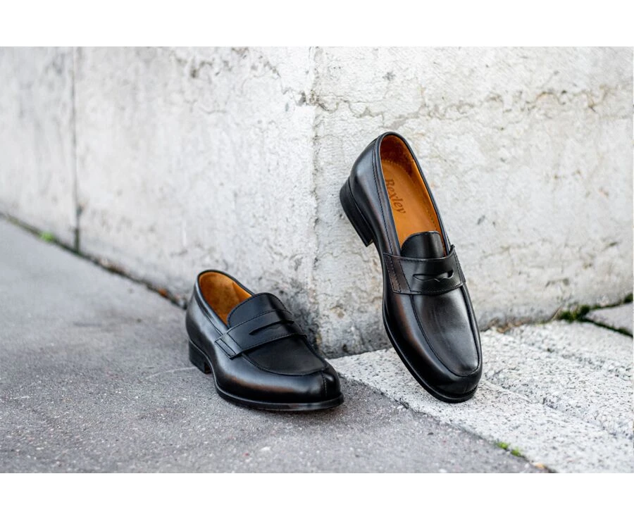 Mocassin Homme Cuir Noir - WEMBLEY CLASSIC 8 Mocassin Homme Cuir Noir - WEMBLEY CLASSIC – Image 6