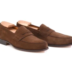 Mocassin Homme Velours Havane - WEMBLEY CLASSIC -Magasin De Bexley 372015 wembleyclassic velours havane 1