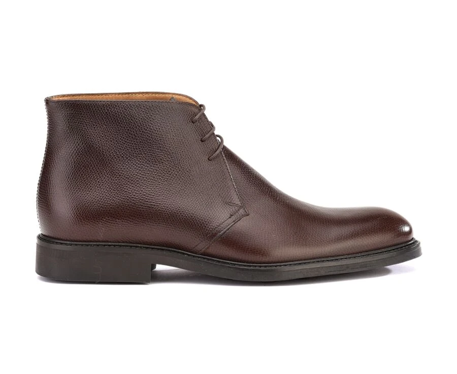 Low Boots Homme Chocolat Grainé - GREENWICH GOMME CITY 3 Low Boots Homme Chocolat Grainé - GREENWICH GOMME CITY