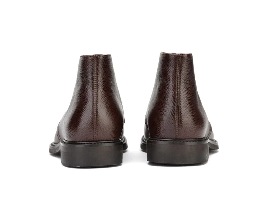 Low Boots Homme Chocolat Grainé - GREENWICH GOMME CITY 6 Low Boots Homme Chocolat Grainé - GREENWICH GOMME CITY – Image 4