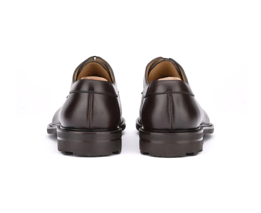 Derbies Homme Chocolat Grainé Semelle Gomme - KENT GOMME COUNTRY 6 Derbies Homme Chocolat Grainé Semelle Gomme - KENT GOMME COUNTRY – Image 4