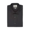 Chemise Noire Coton Popeline - Col Français - LOUIS -Magasin De Bexley 404010 louis noir 1