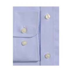 Chemise Bleu Ciel Popeline - Col Français - LOUIS. -Magasin De Bexley 406007 louis bleu ciel 8