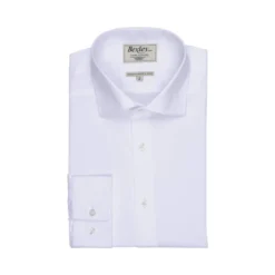 Chemise Blanche Coton Twill Double Fil - GIORGIO -Magasin De Bexley 438004 giorgio blanc 1
