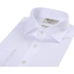 Chemise Blanche Coton Twill Double Fil - GIORGIO -Magasin De Bexley 438004 giorgio blanc 7